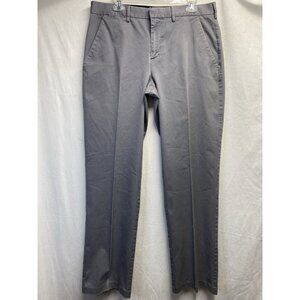 APT.9 Modern Fit Straight Leg Flat Front Chino Pants Men Size 34/34 Gray Used